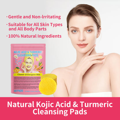 Lovura Co. Turmeric & Kojic Cleansing Pads