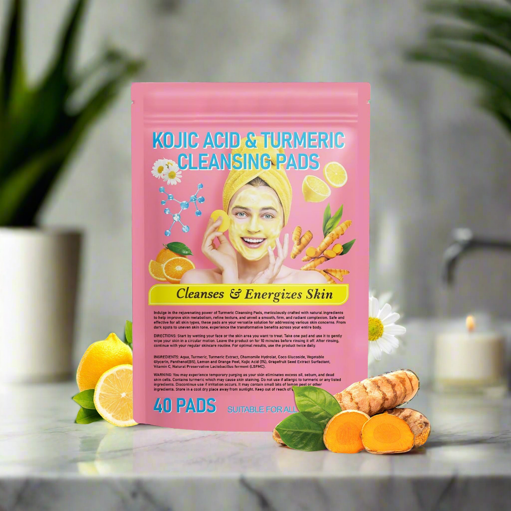 Lovura Co. Turmeric & Kojic Cleansing Pads